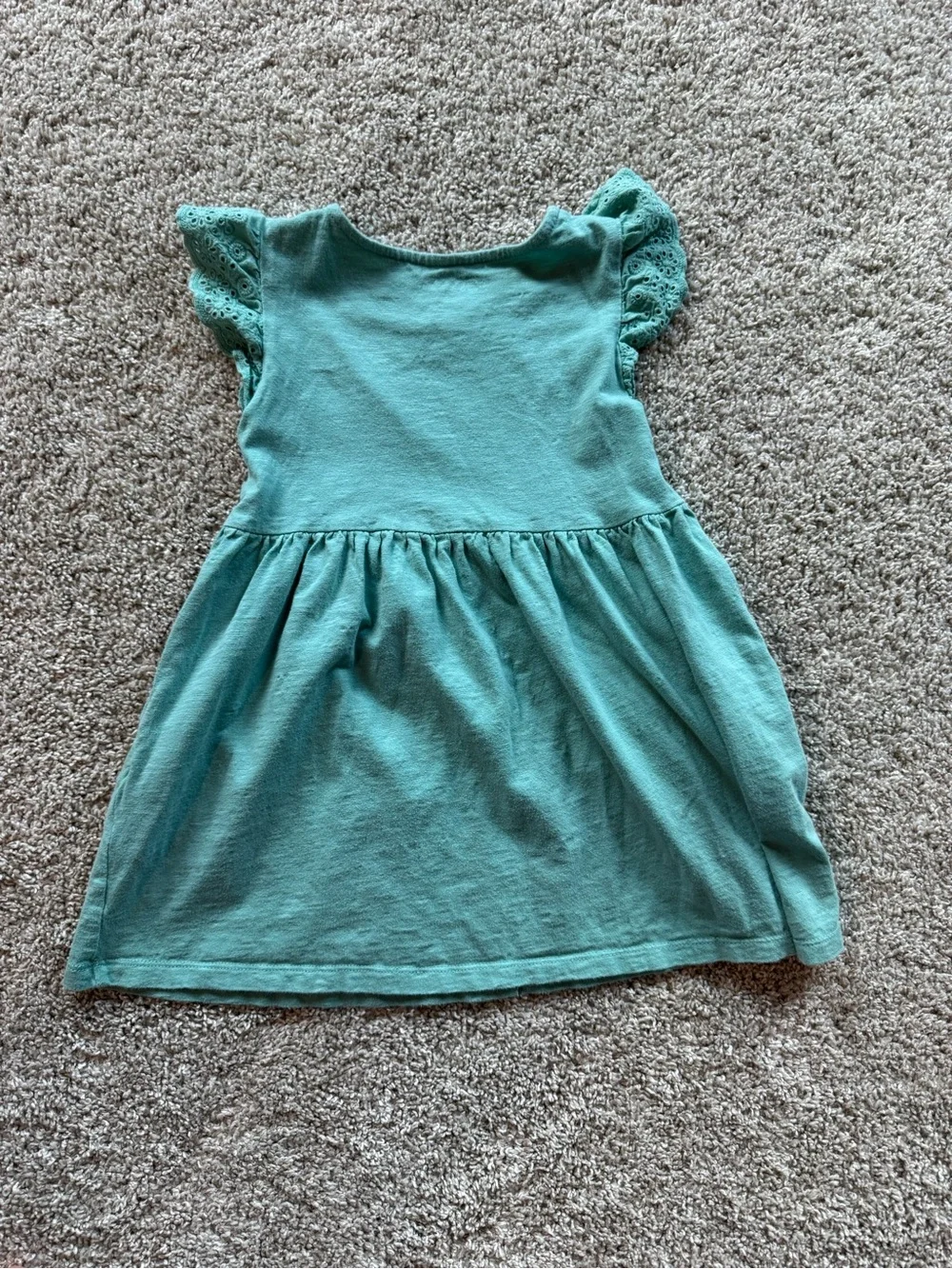 Girls Dress Lot Size 4T Dress bundle Green Eyelet Floral Short Sleeve Fall dress